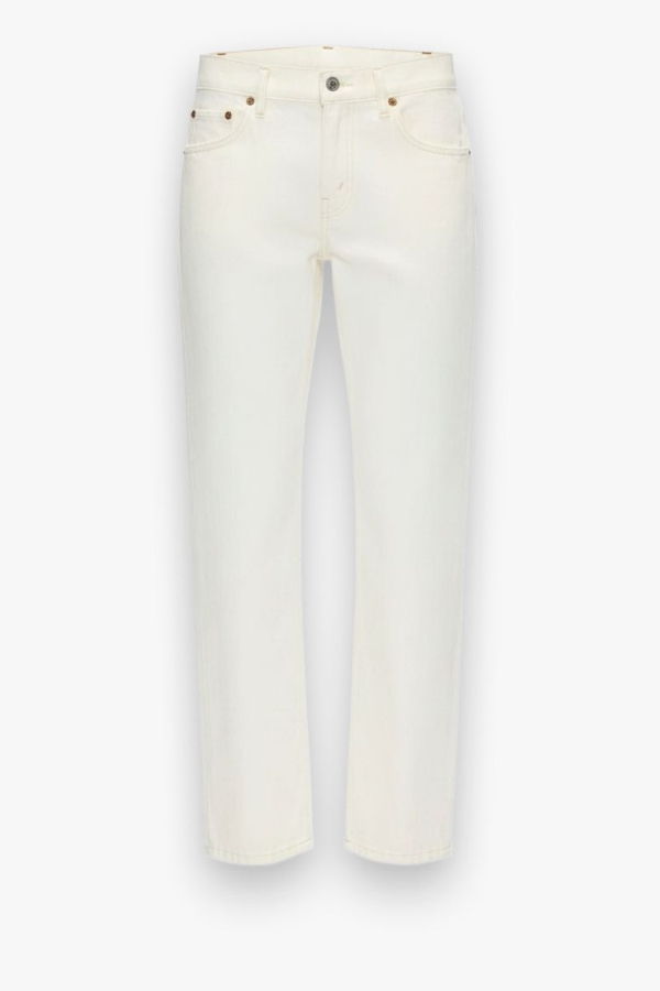 RE/DONE Mid Rise Blondie Crop Jean - Crema