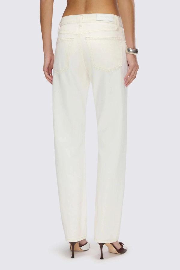 RE/DONE Mid Rise Blondie Crop Jean - Crema