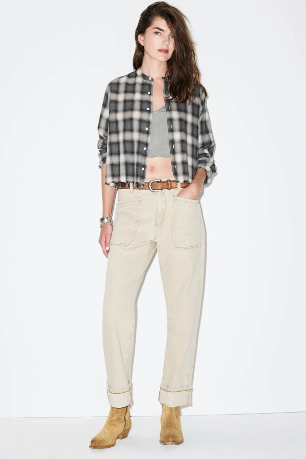 RE/DONE The Bender Jeans - Quiet Khaki