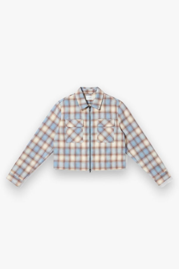 RE/DONE Viv Jacket - BlueBell Plaid