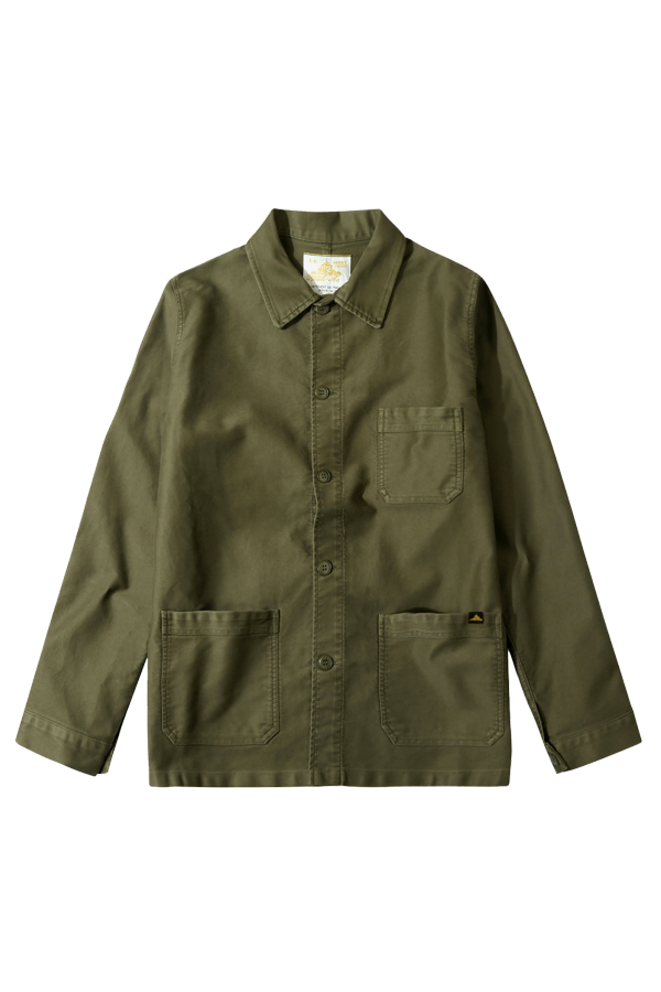 Le Mont St Michel Work Jacket - Khaki