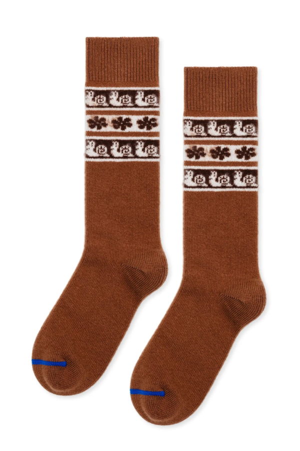 Hansel from Basel Snail Hiker Wool Crew Socks