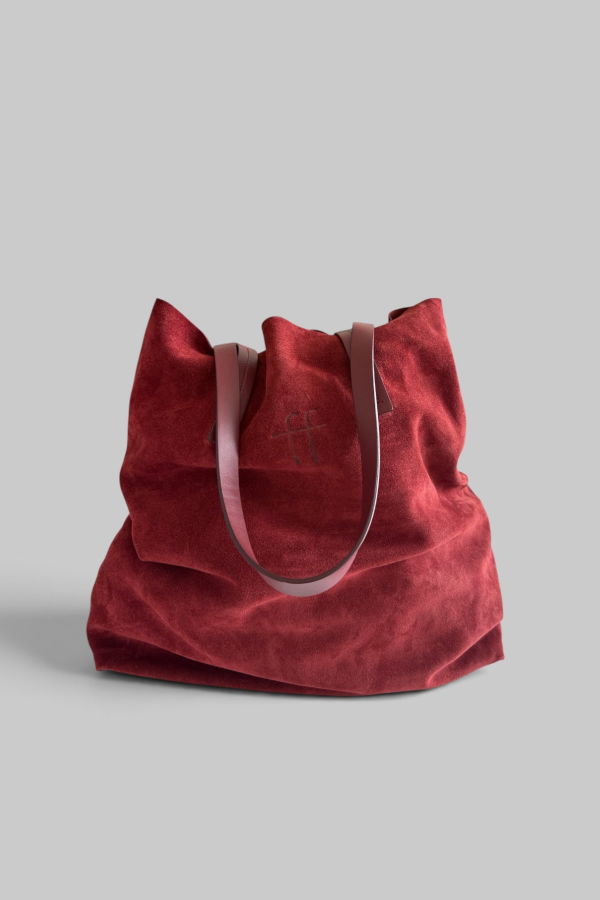 Forte Forte My Musa Suede Big Shopper Bag - Rust