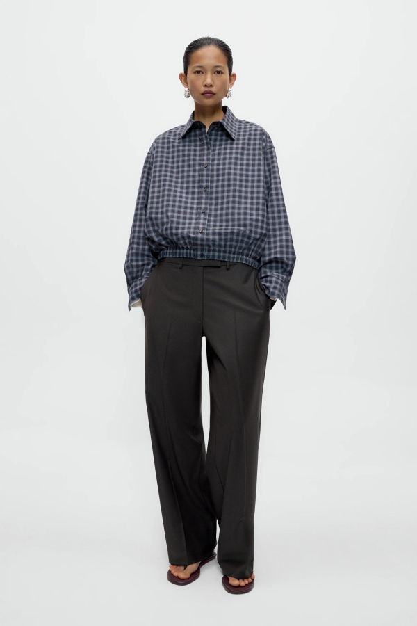 Cordera Checked Bomber Shirt