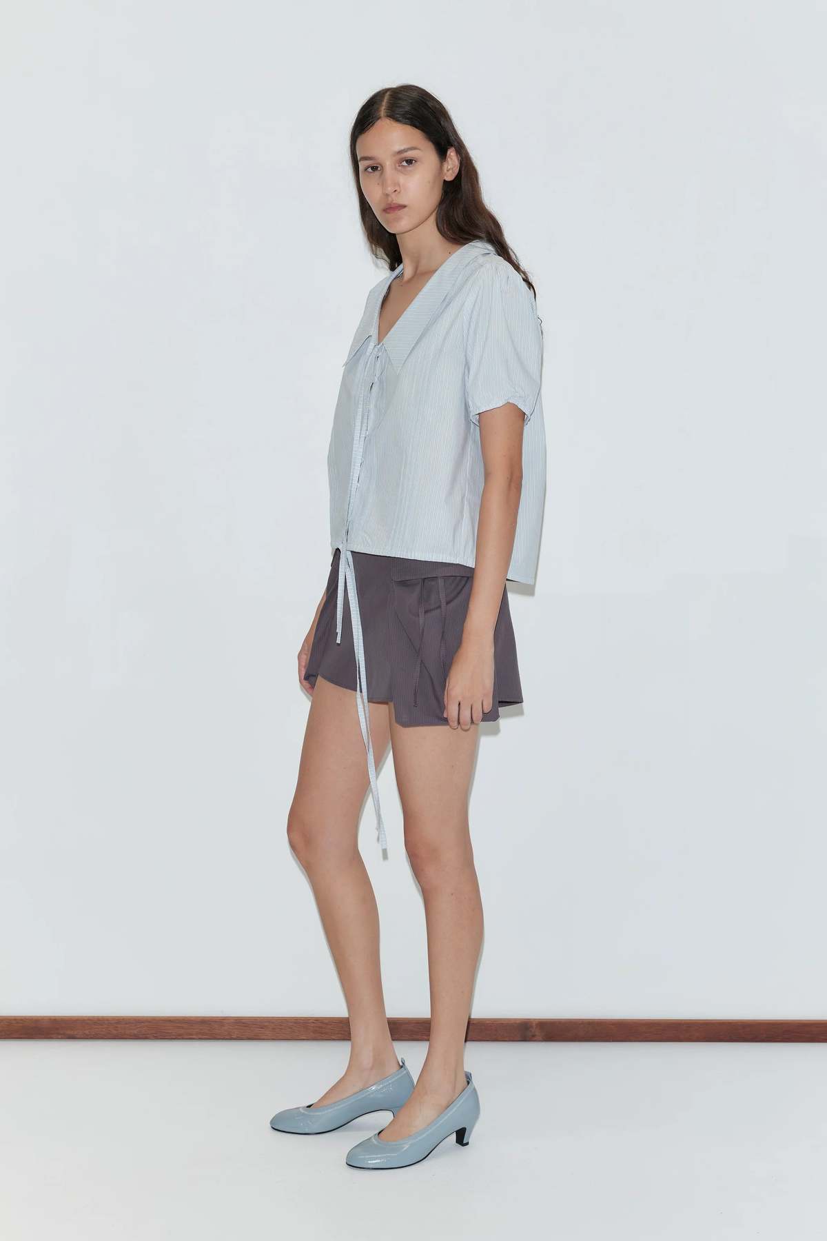 Deiji Studios Fine Collar Top - Image 3 of 4