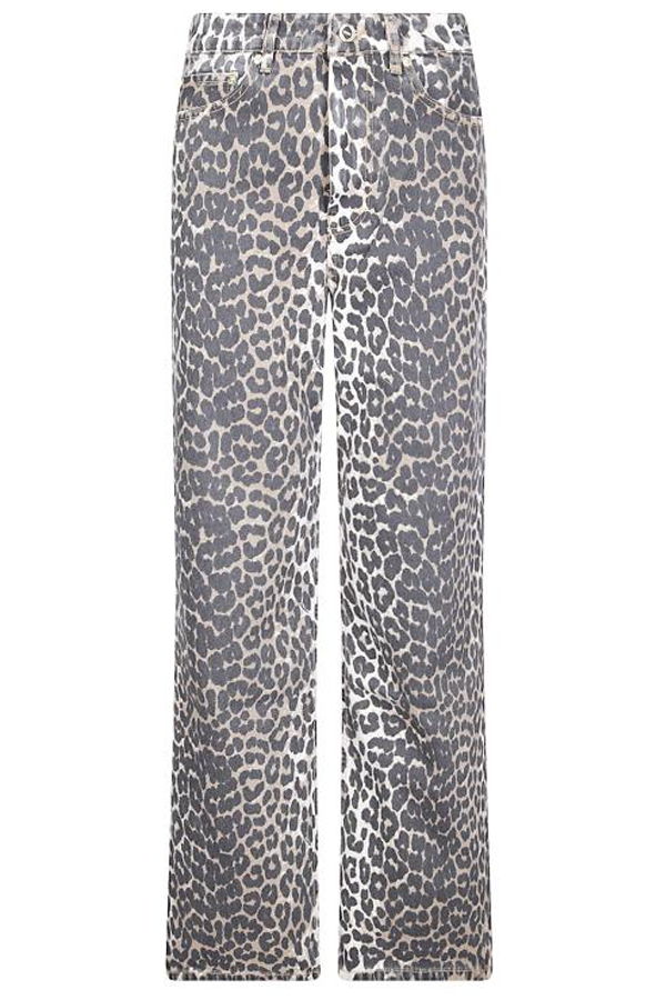 Ganni Denim Pants - Almond Milk
