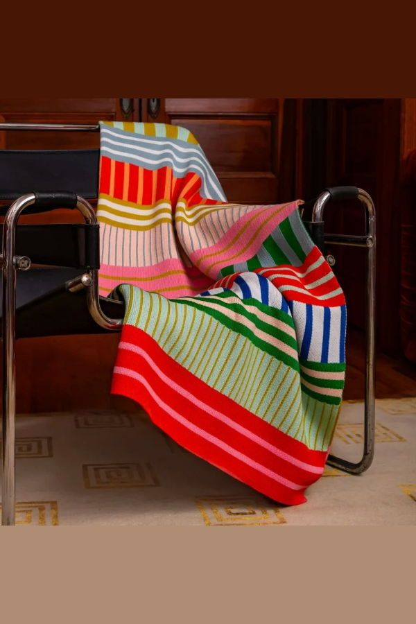 Verloop Stripe Knit Throw