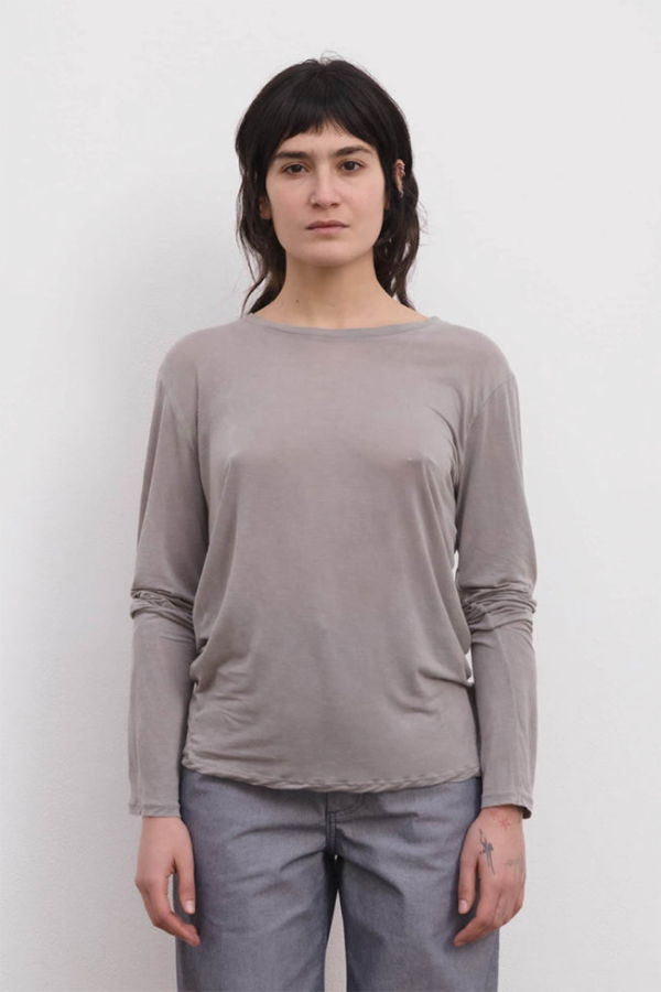 Baserange Long Sleeve Tee - Gilda Grey