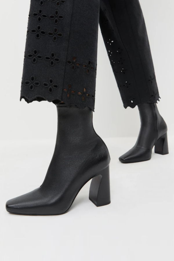 Loeffler Randall Chloe Stretch Ankle Boot - Black
