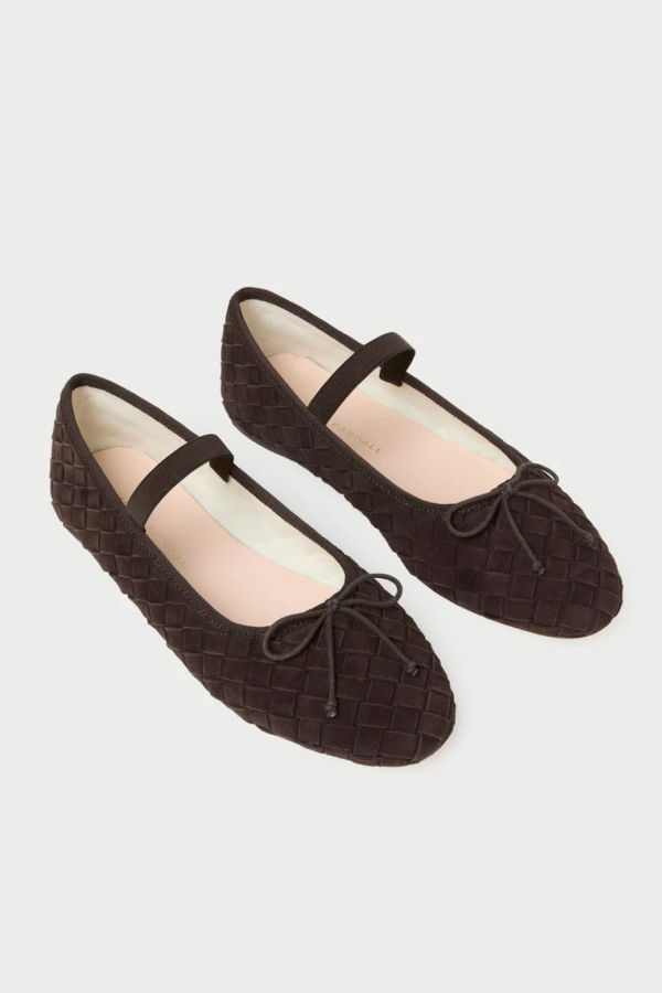 Loeffler Randall Leonie Soft Ballet Flat - Brown