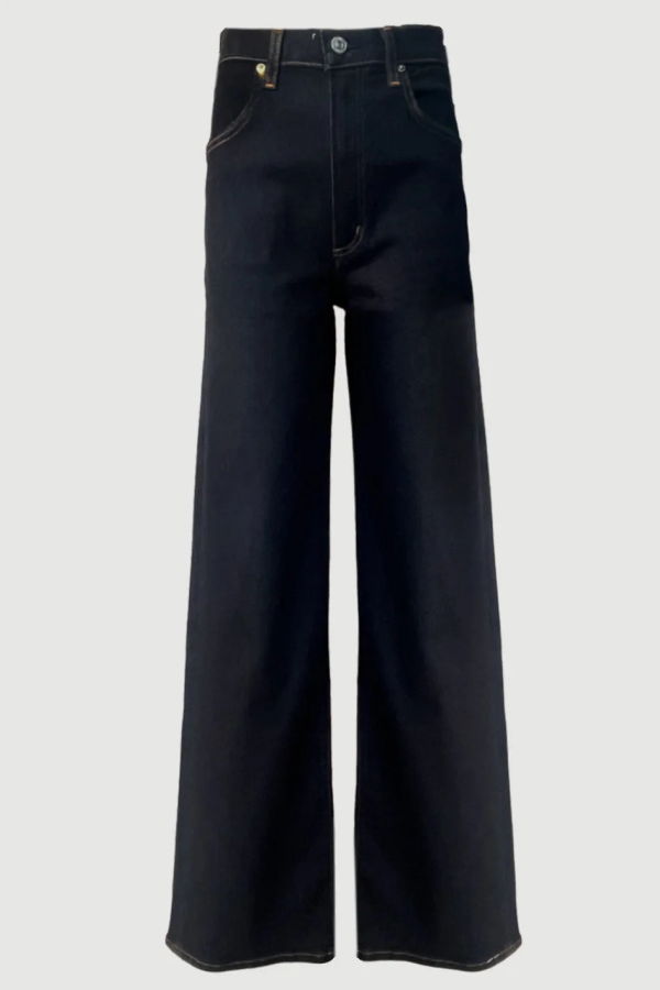 Citizens of Humanity Annina Straight Leg 33in Jeans - Dark Wash Denim