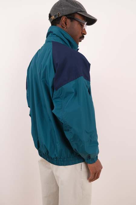 Auralee Washed Cotton Nylon Weather Hooded Zip - Orange | Garmentory