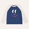 KIDS The Campamento Smiling Face Colorblock T-Shirt - Thumbnail 1