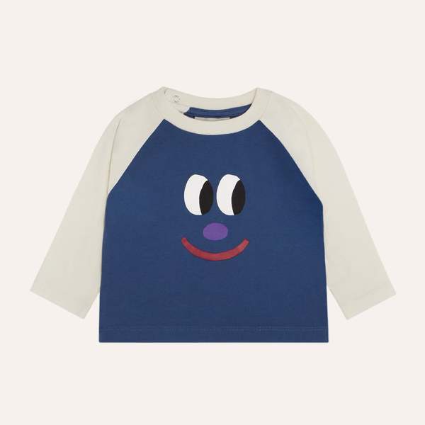 KIDS The Campamento Smiling Face Colorblock T-Shirt
