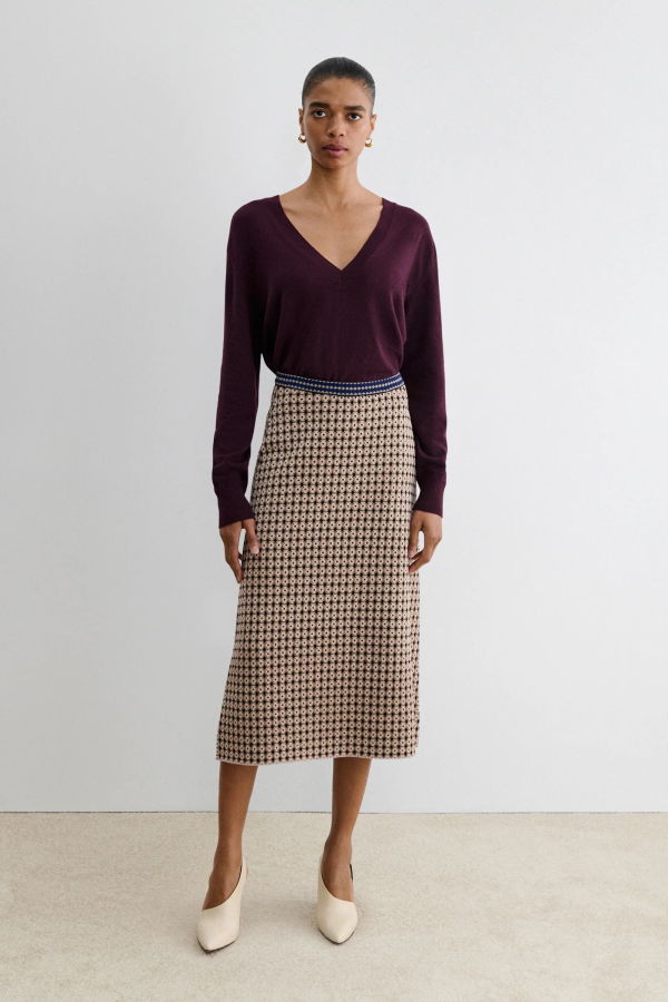 Rachel Comey Broccada Skirt - Dune Multi