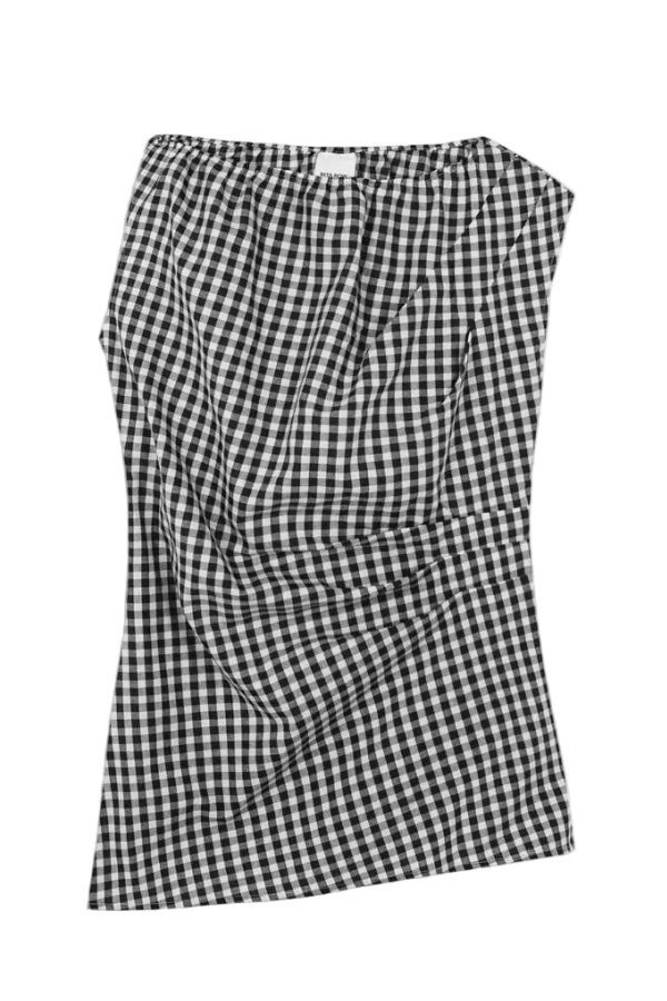 Rita Row Melisande Top - Black and White Gingham