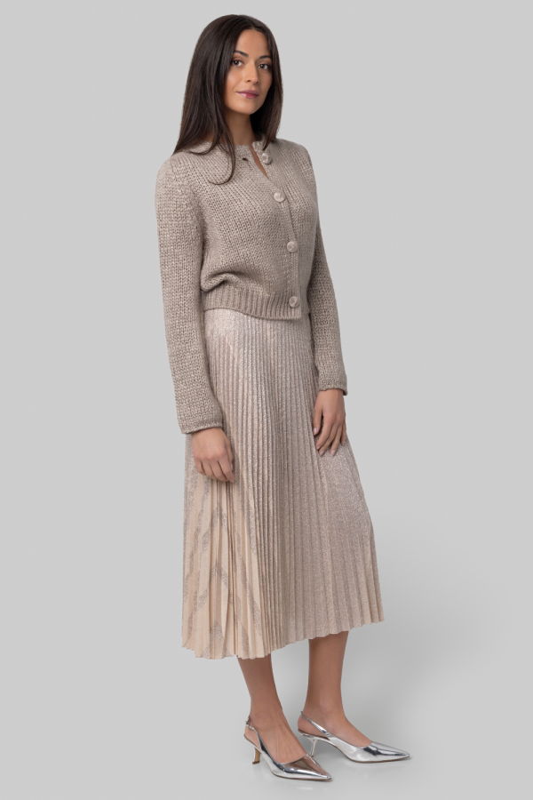 Forte Forte Cashmere Silk Mohair Cardigan - Mandorla