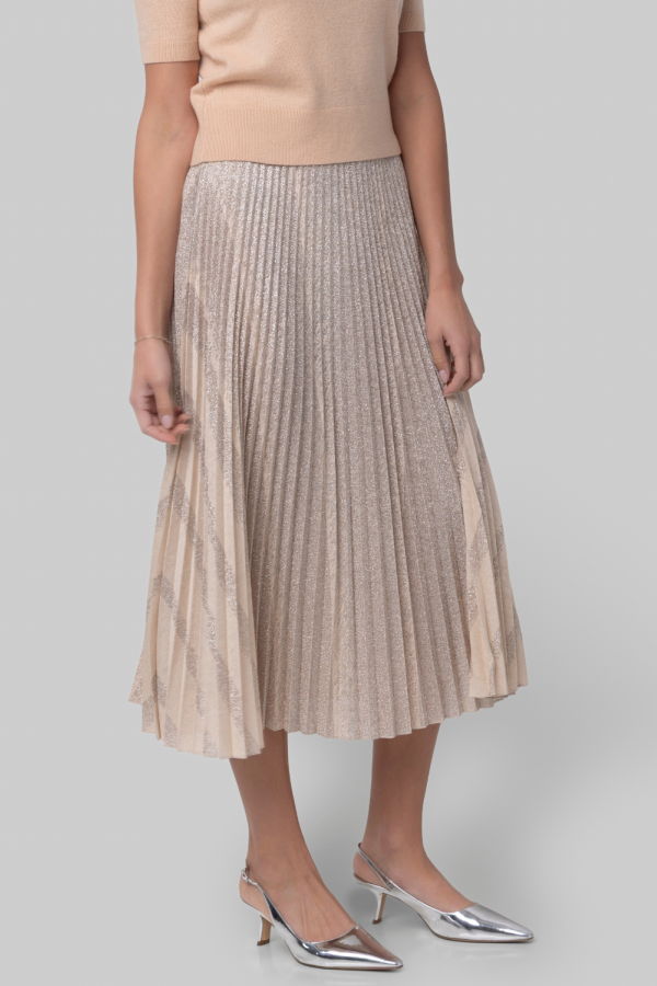 Forte Forte Rising Sun Plisse Skirt - Loto