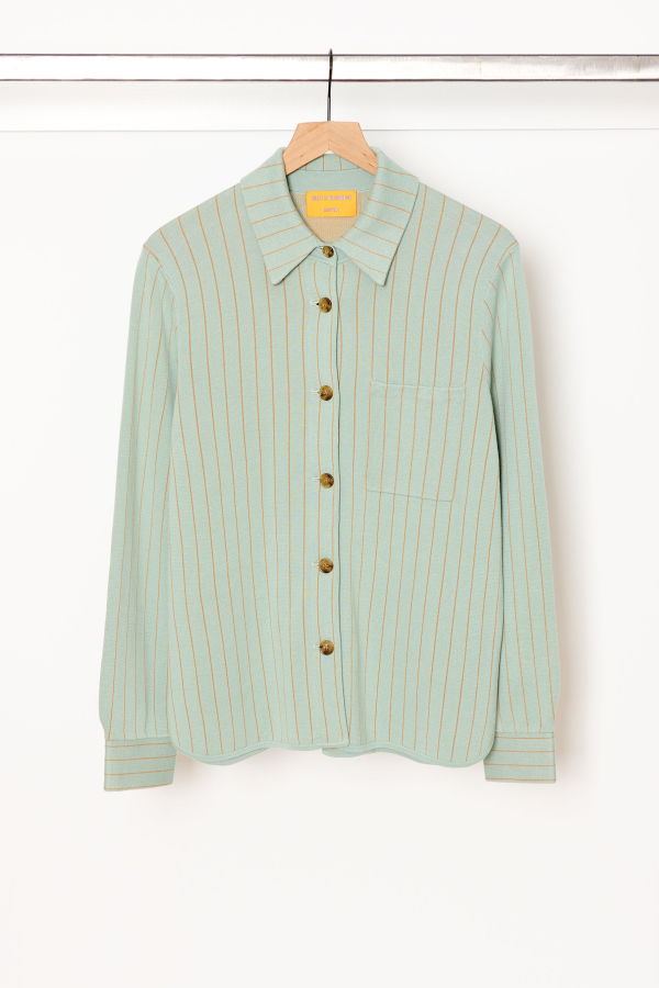 Guest in Residence Pinstripe Work Shirt