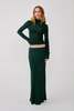 SABLYN Rhea Longsleeve Mockneck Sweater - Hunter Green - Thumbnail 2