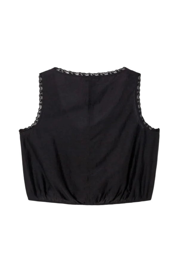 RE/DONE Allegra Top - Black