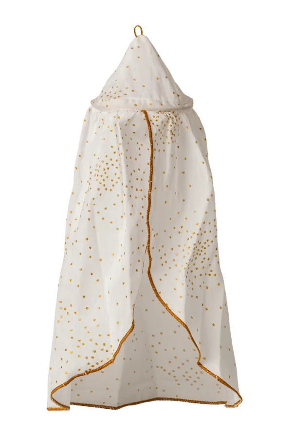 Maileg Mouse Bed Canopy, Miniature - Off White