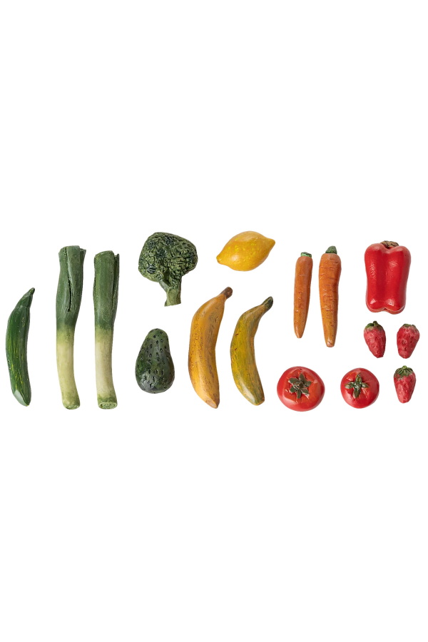 KIDS Maileg Mouse Kitchen Veggies and Fruits Miniature Doll House Toy - Multicolour