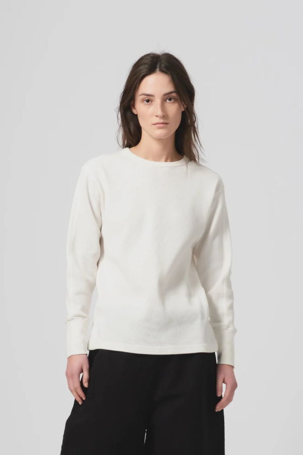 Girls of Dust Thermo L/S Waffle Jersey Top