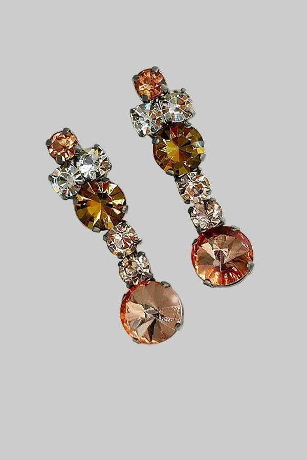 Forte Forte Crystal Drop Earrings - Loto