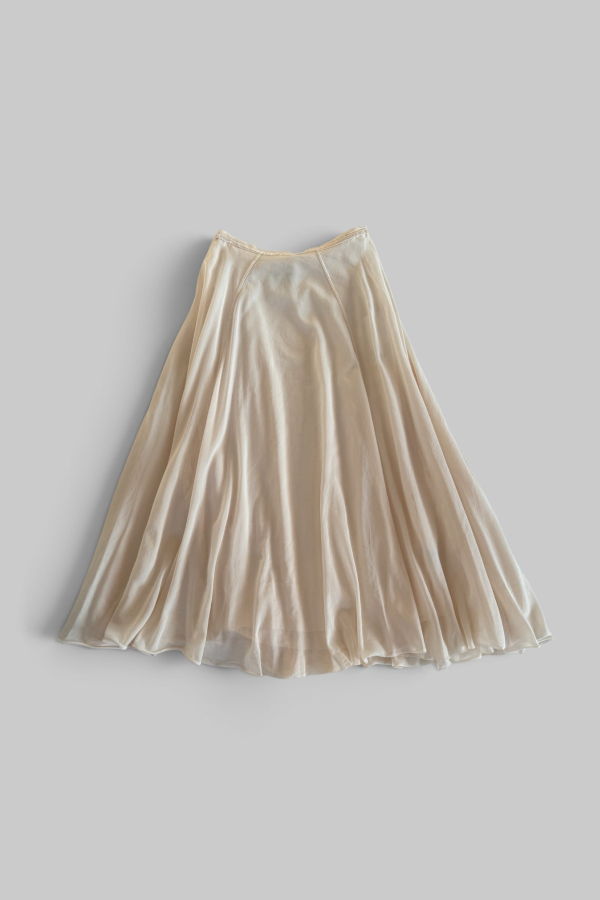 Forte Forte Cotton Silk Voile Flared Skirt