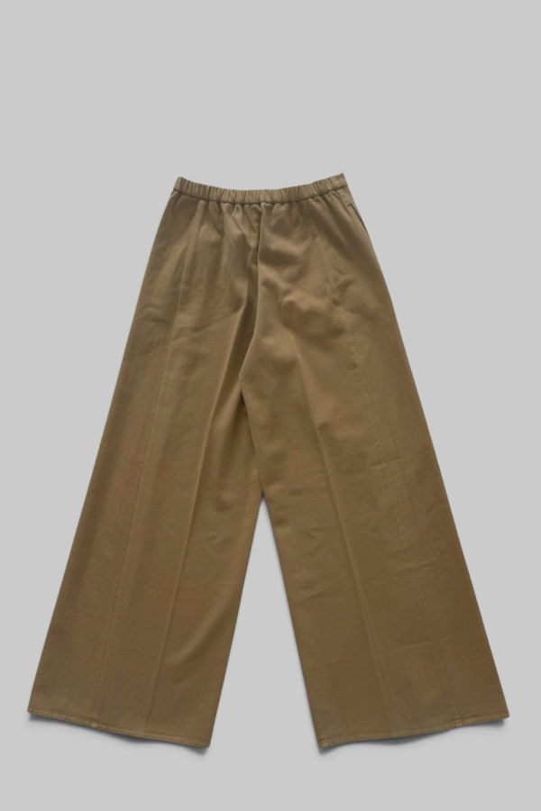 Forte Forte Fluid Cotton Twill Wide Leg Pants - Cumino