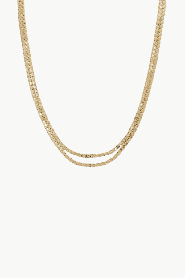Jenny Bird Double Amalfi Chain Necklace - High Polish Gold OC