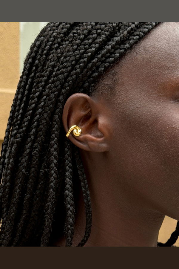 Jenny Bird Gio Ear Cuff Earring - High Polish Gold