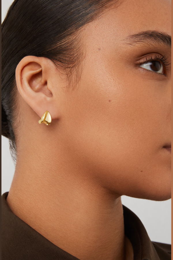 Jenny Bird Mini Paige Puffs Earrings - Gold