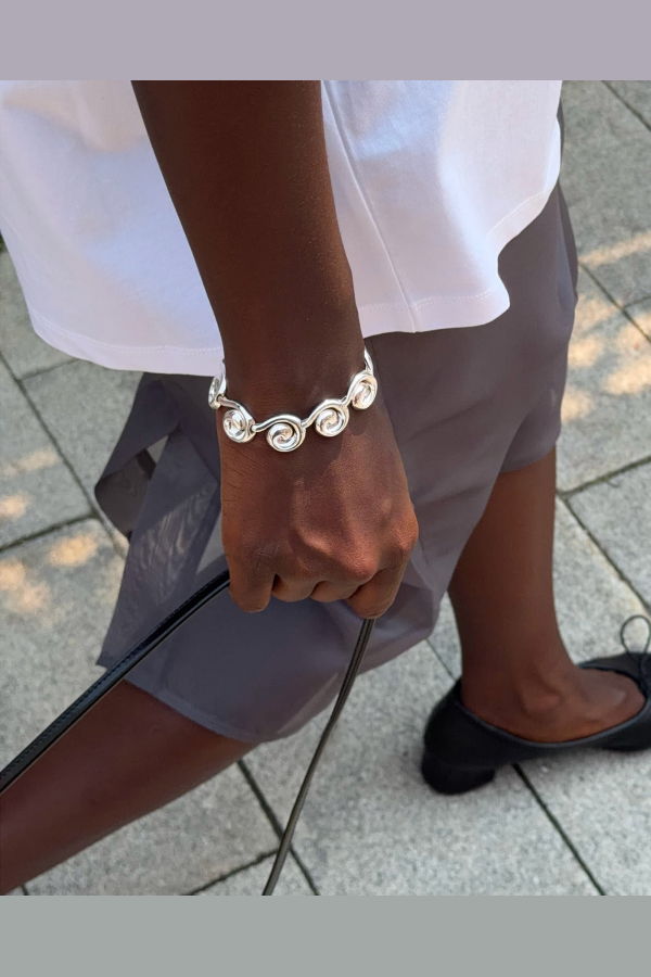 Jenny Bird Nico Bracelet - High Polish Silver