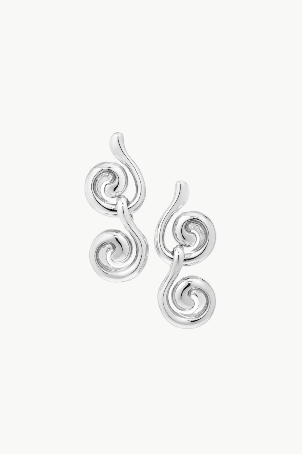 Jenny Bird Nico Earrings - High Polish Silver