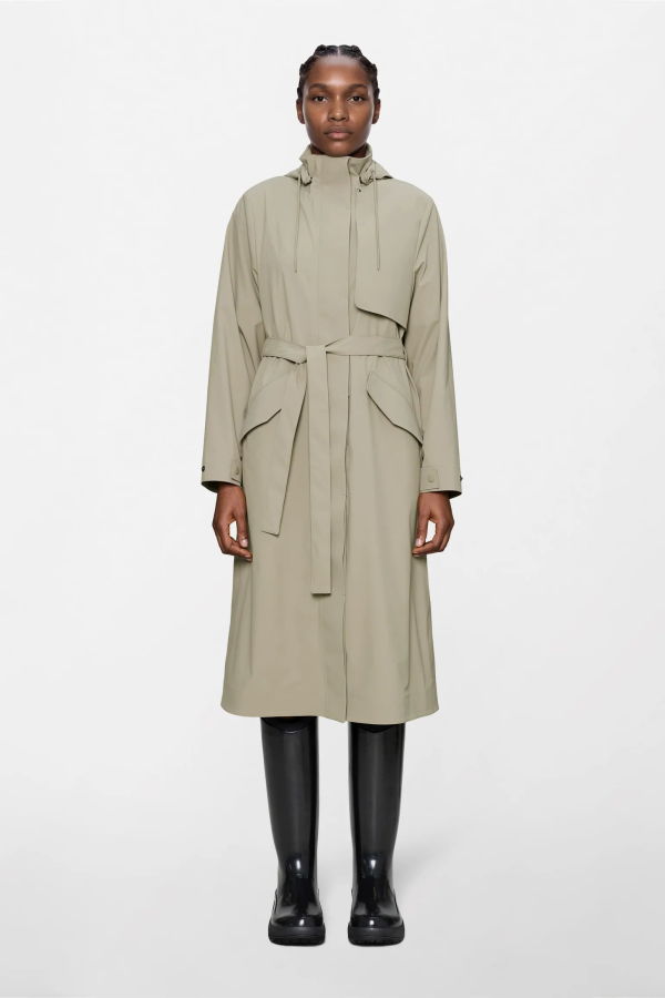Rains Suva Hardshell Coat W3 - Beige