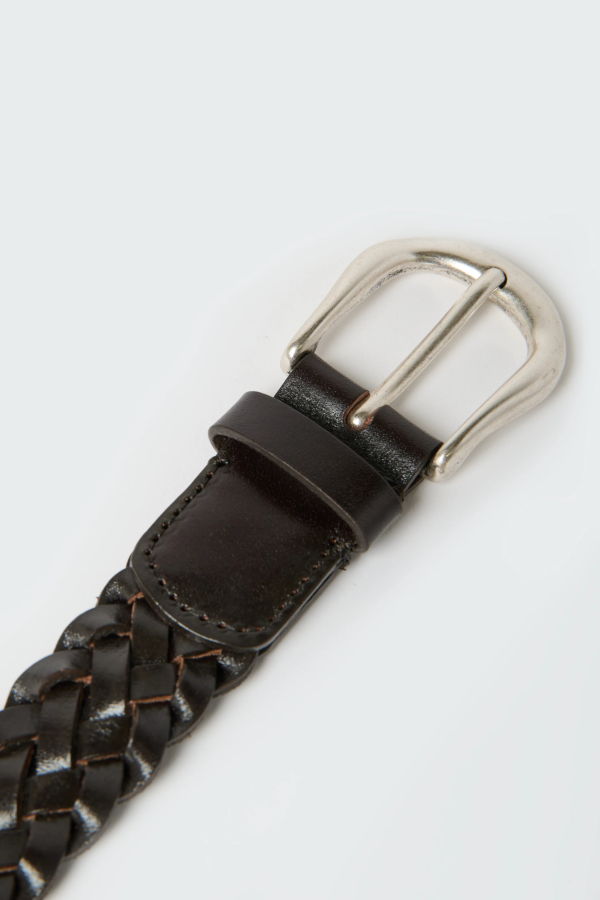Studio Nicholson Plaited Leather Belt