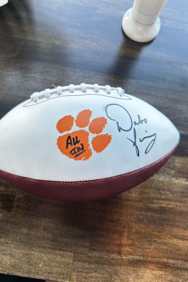 Maison Avenir Autographed Dabo Swinney Clemson Football