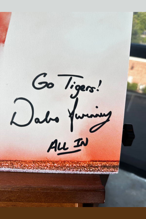 Maison Avenir Dabo Swinney Autographed Clemson Football 18.5" x 25" Print