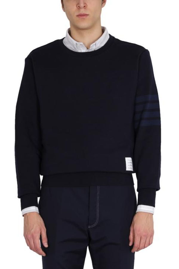 Thom Browne MJT248A 06910 415 Tunic Top - Navy