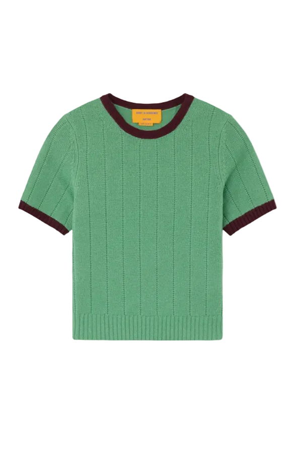 Guest in Residence Rib Ringer Tee