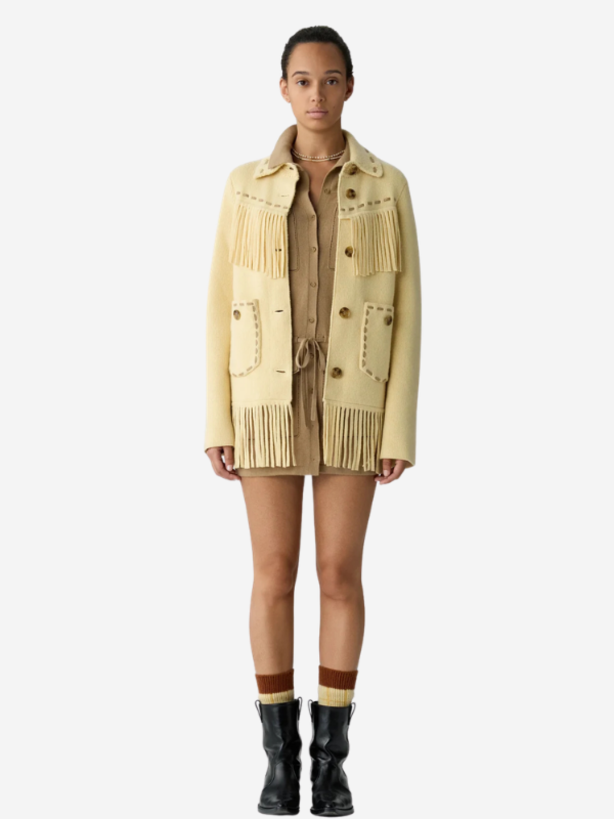 Guest in Residence Western Fringe Jacket - Image 2 of 4