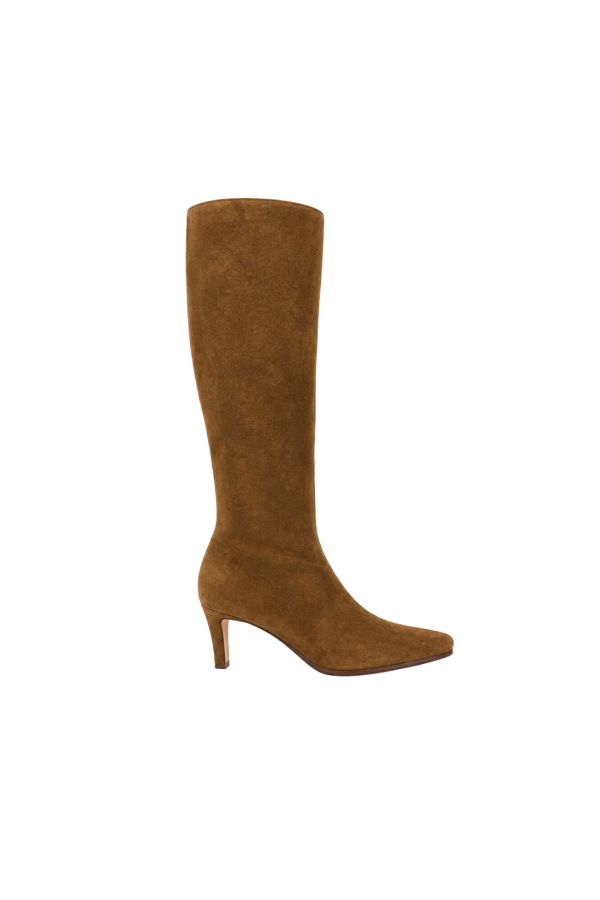 Veronica Beard Aisla Boot - Chestnut Suede
