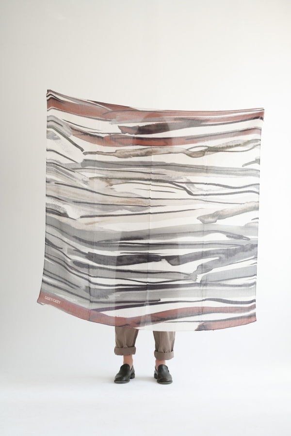 Casey Casey Print Square Scarf