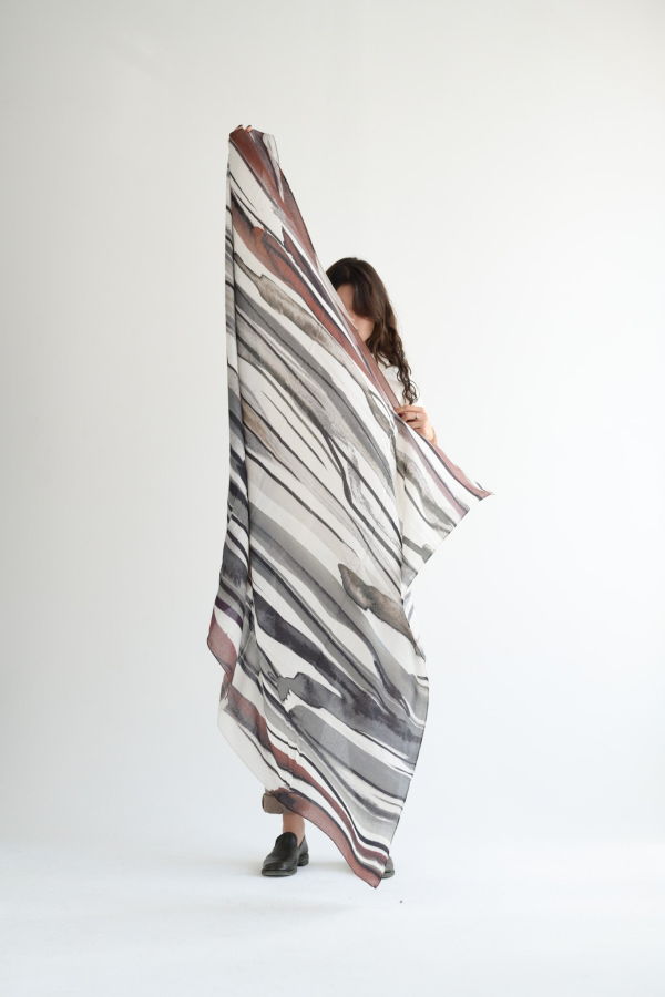 Casey Casey Print Square Scarf