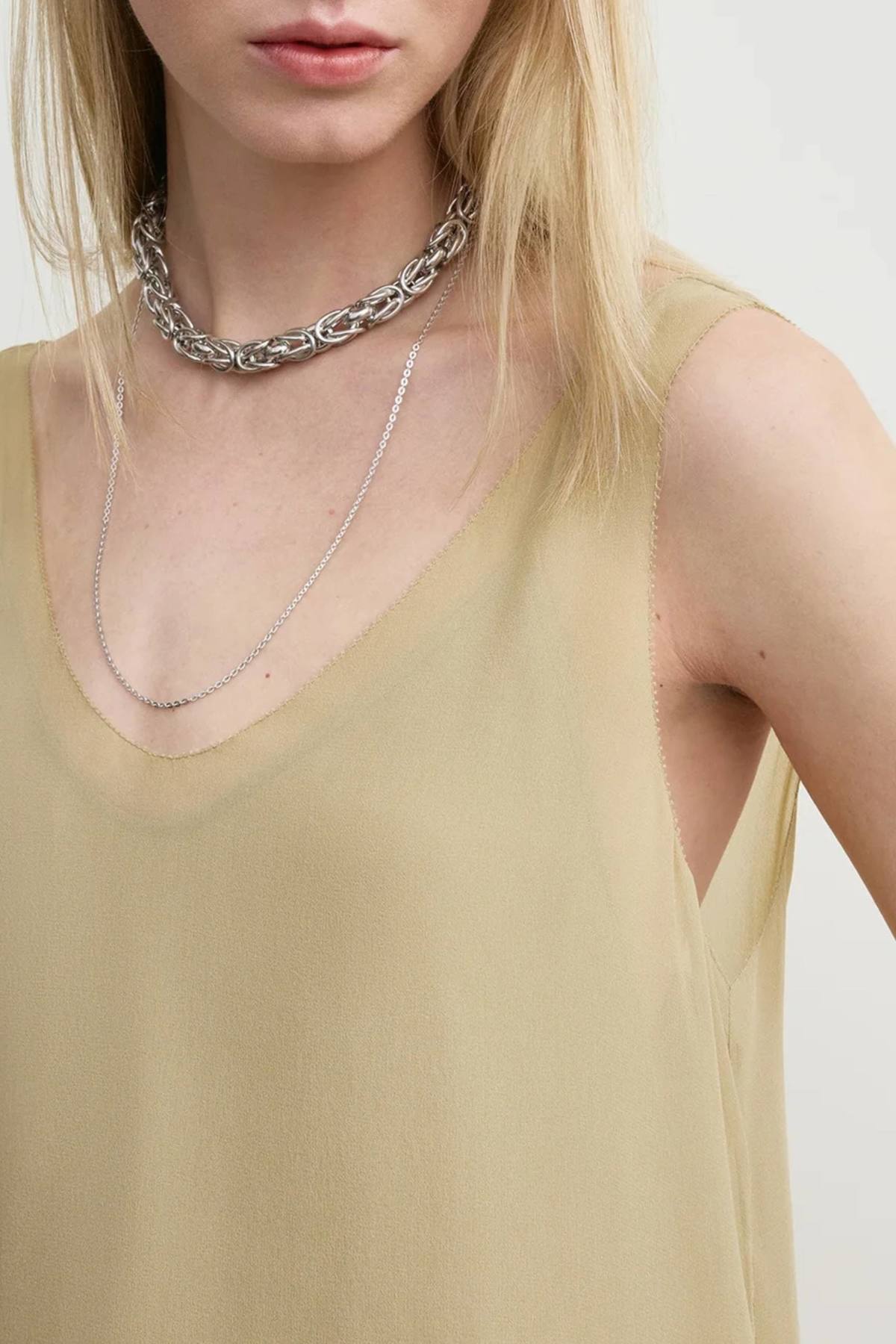 Totême Chiffon Slip Dress - Image 3 of 5