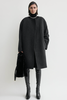 Totême Collarless Felt Coat - Thumbnail 1