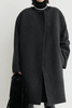 Totême Collarless Felt Coat - Thumbnail 2