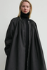 Totême Gathered Parachute Coat - Black - Thumbnail 3